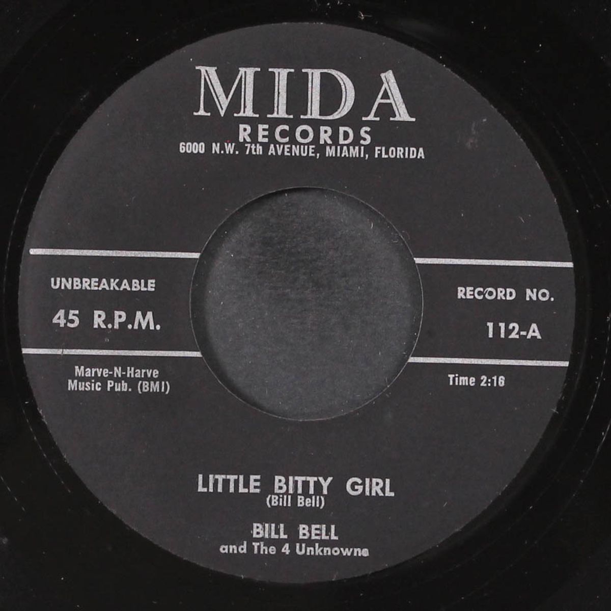 little bitty girl / fearless by BILL BELL