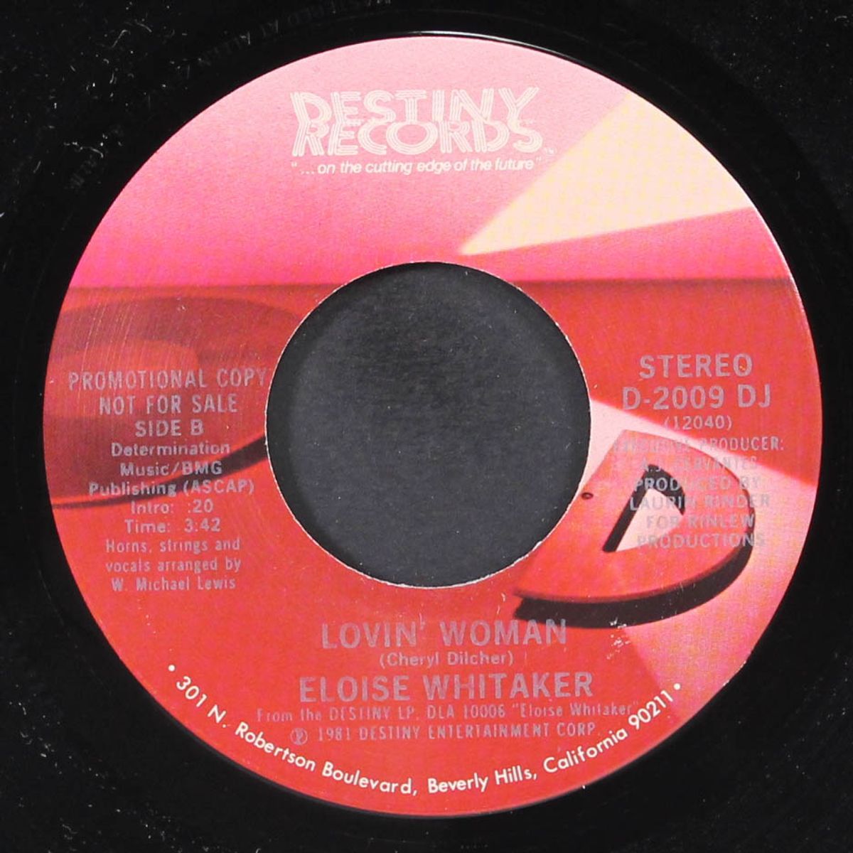 don't turn your back on love / lovin' woman by ELOISE WHITAKER