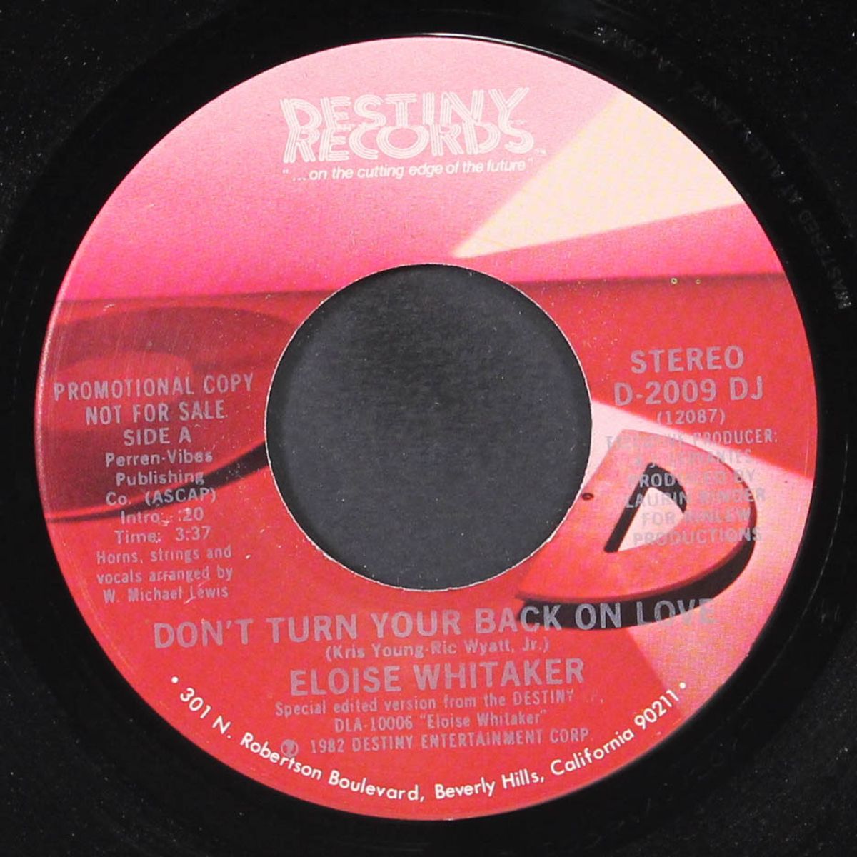 don't turn your back on love / lovin' woman by ELOISE WHITAKER