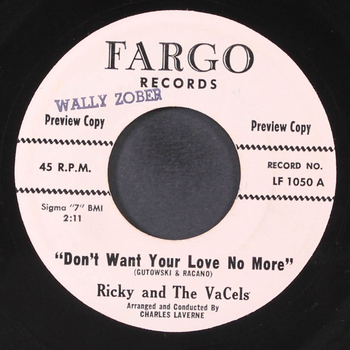 his girl / don't want your love no more by RICKY & VACELS