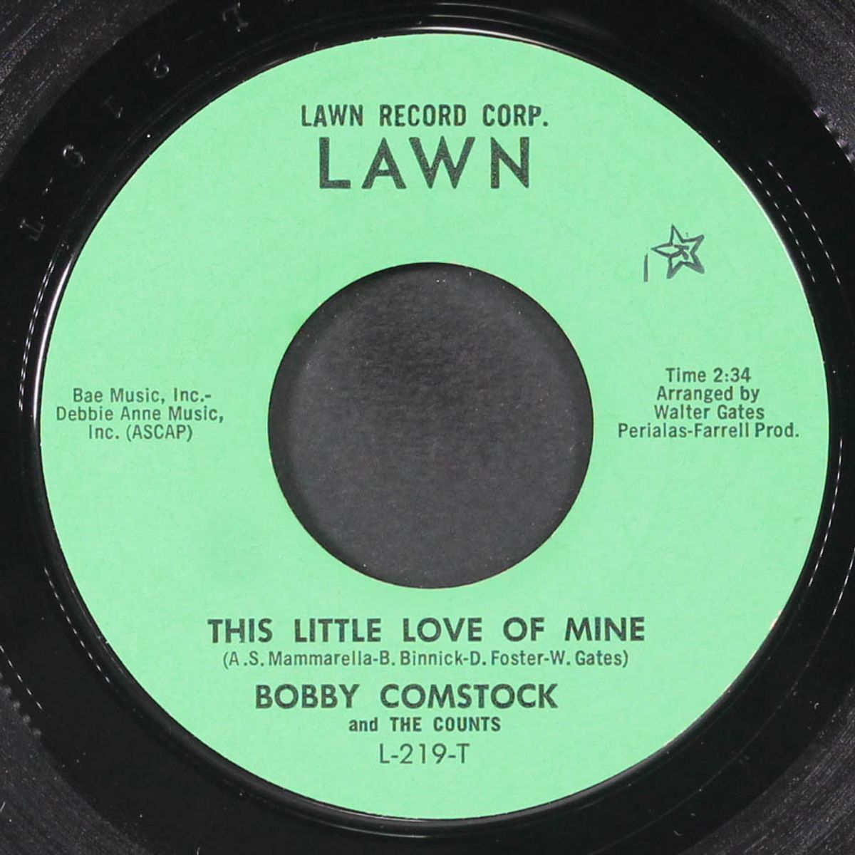your boyfriend's back / this little love of mine by BOBBY COMSTOCK
