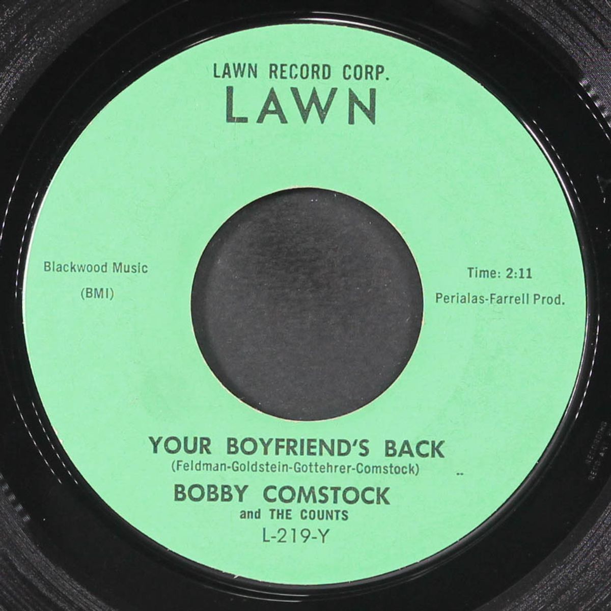 your boyfriend's back / this little love of mine by BOBBY COMSTOCK