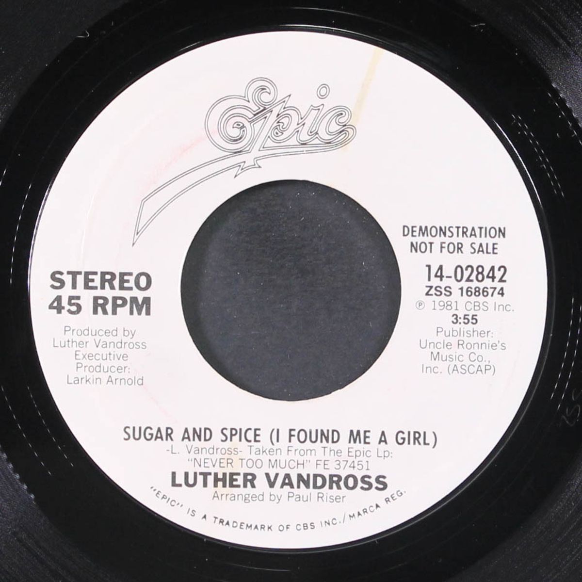 sugar and spice / same by LUTHER VANDROSS