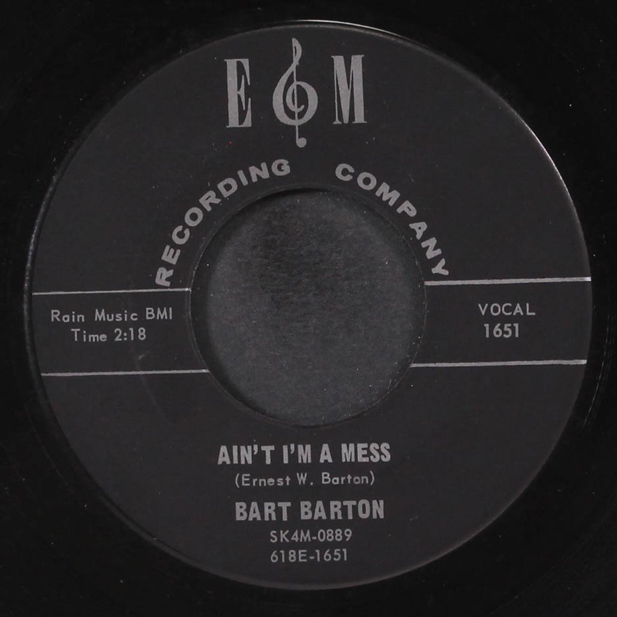 ain't i'm a mess / walk with me by BART BARTON