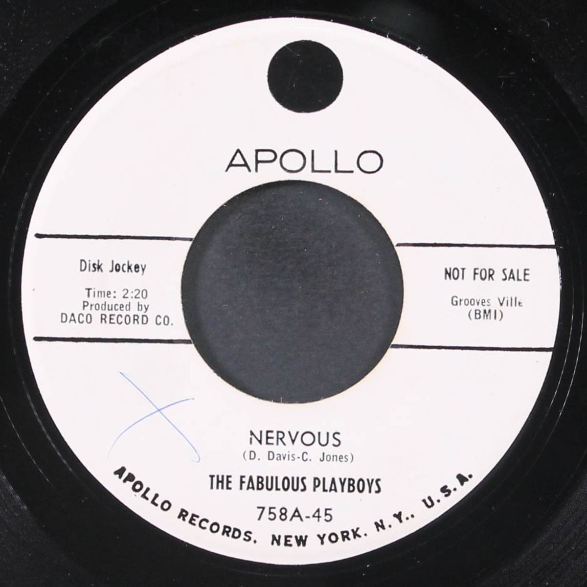 nervous / forget the past by FABULOUS PLAYBOYS