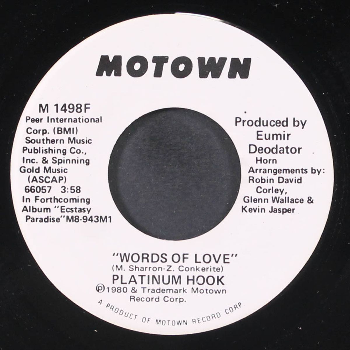 words of love / same by PLATINUM HOOK