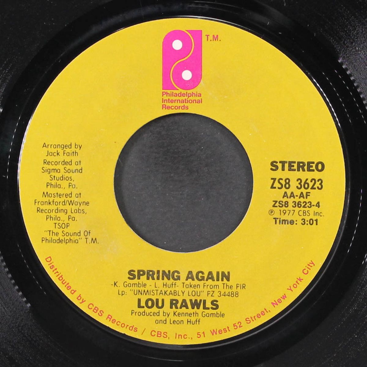 see you when i git there / spring again by LOU RAWLS