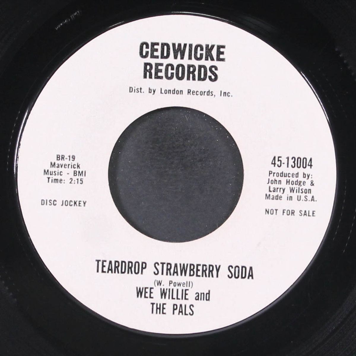 we're gonna dance / teardrop strawberry soda by WEE WILLIE & PALS