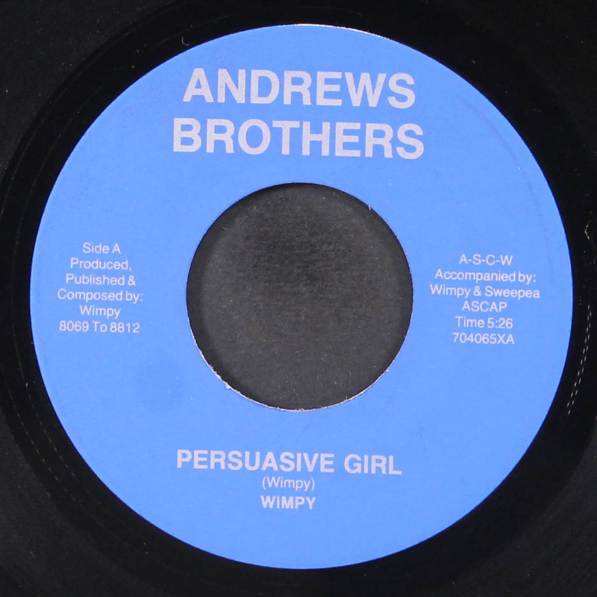 persuasive girl / i still think i love you by WIMPY