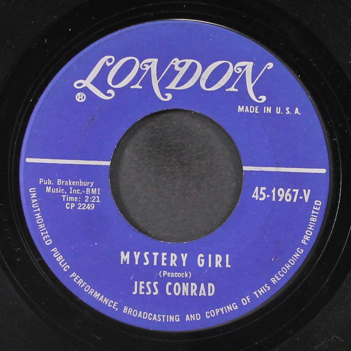 mystery girl by JESS CONRAD