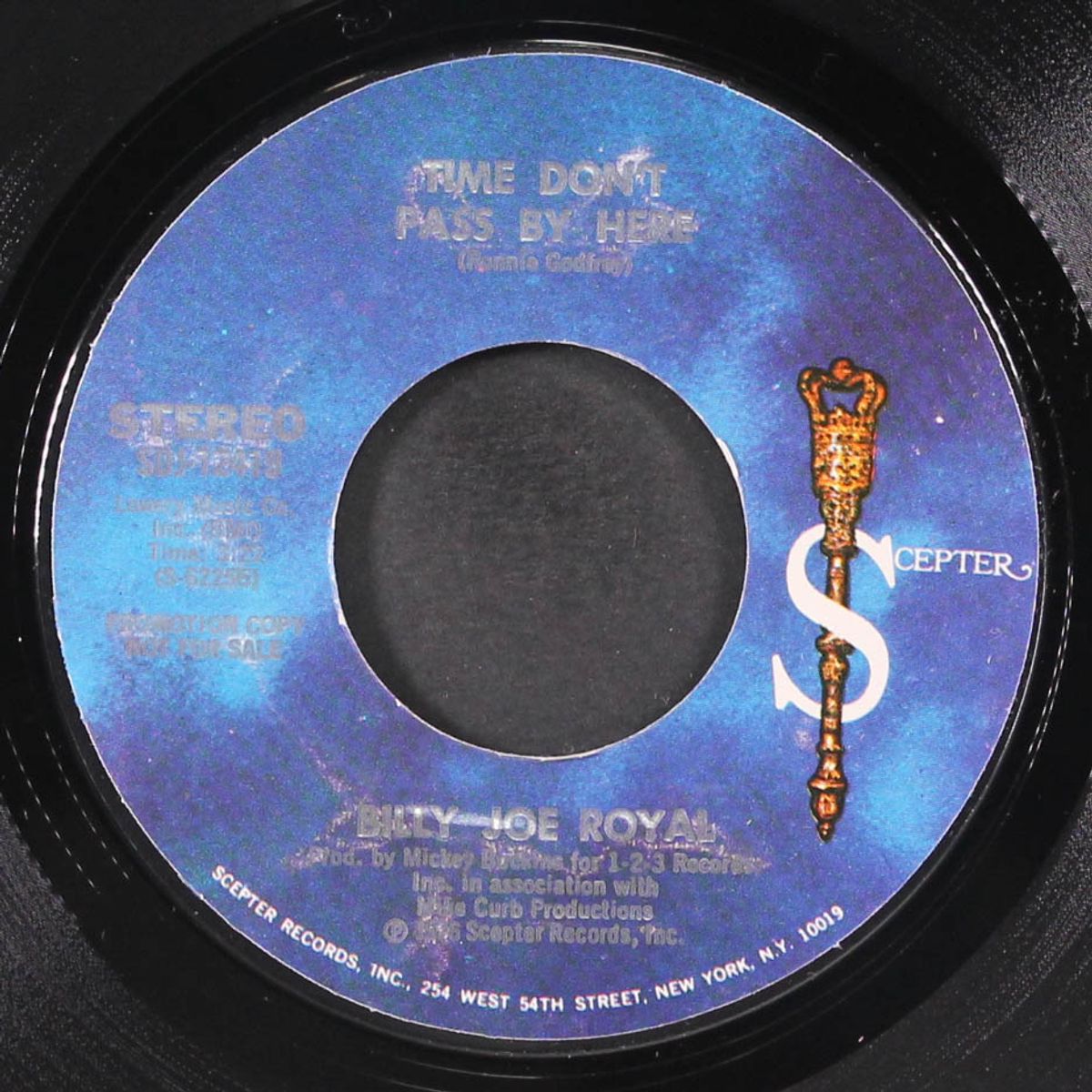all night rain / time don't pass by here by BILLY JOE ROYAL