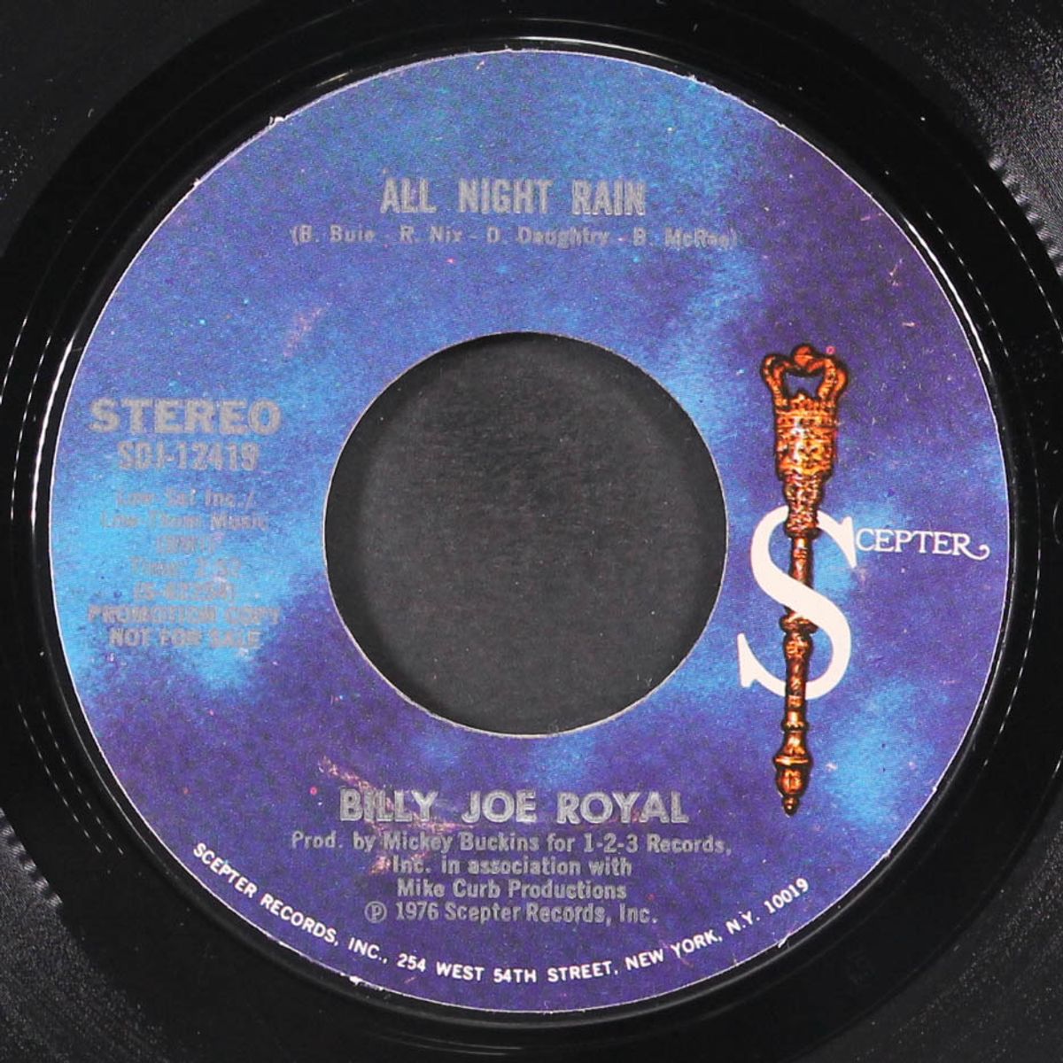 all night rain / time don't pass by here by BILLY JOE ROYAL