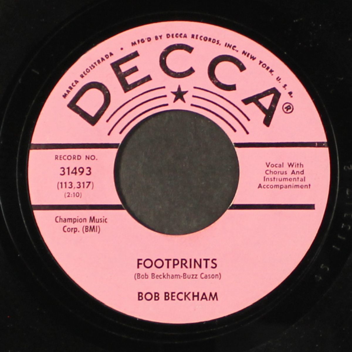 midnight / footprints by BOB BECKHAM