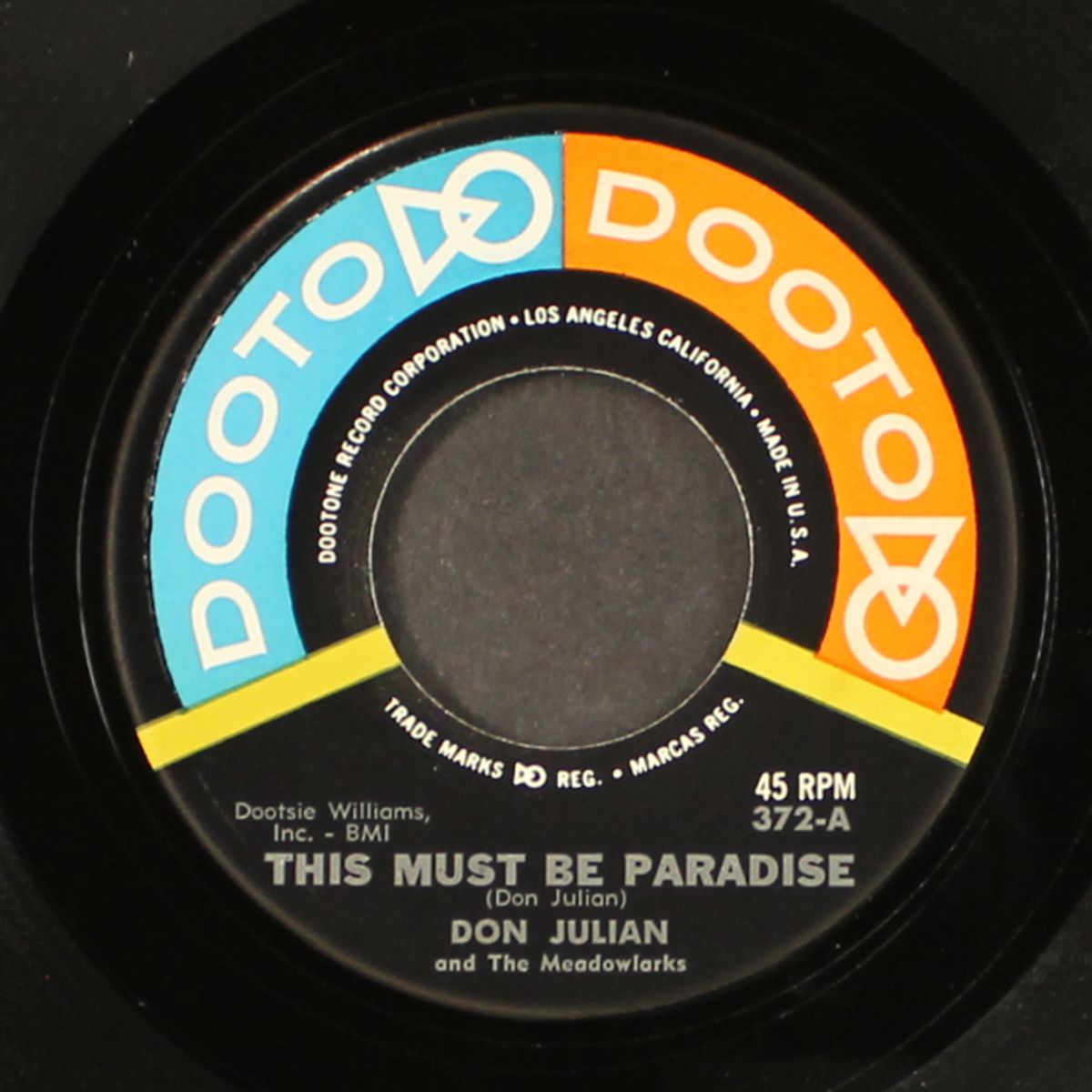this must be paradise / mine all mine by DON JULIAN & MEADOWLARKS