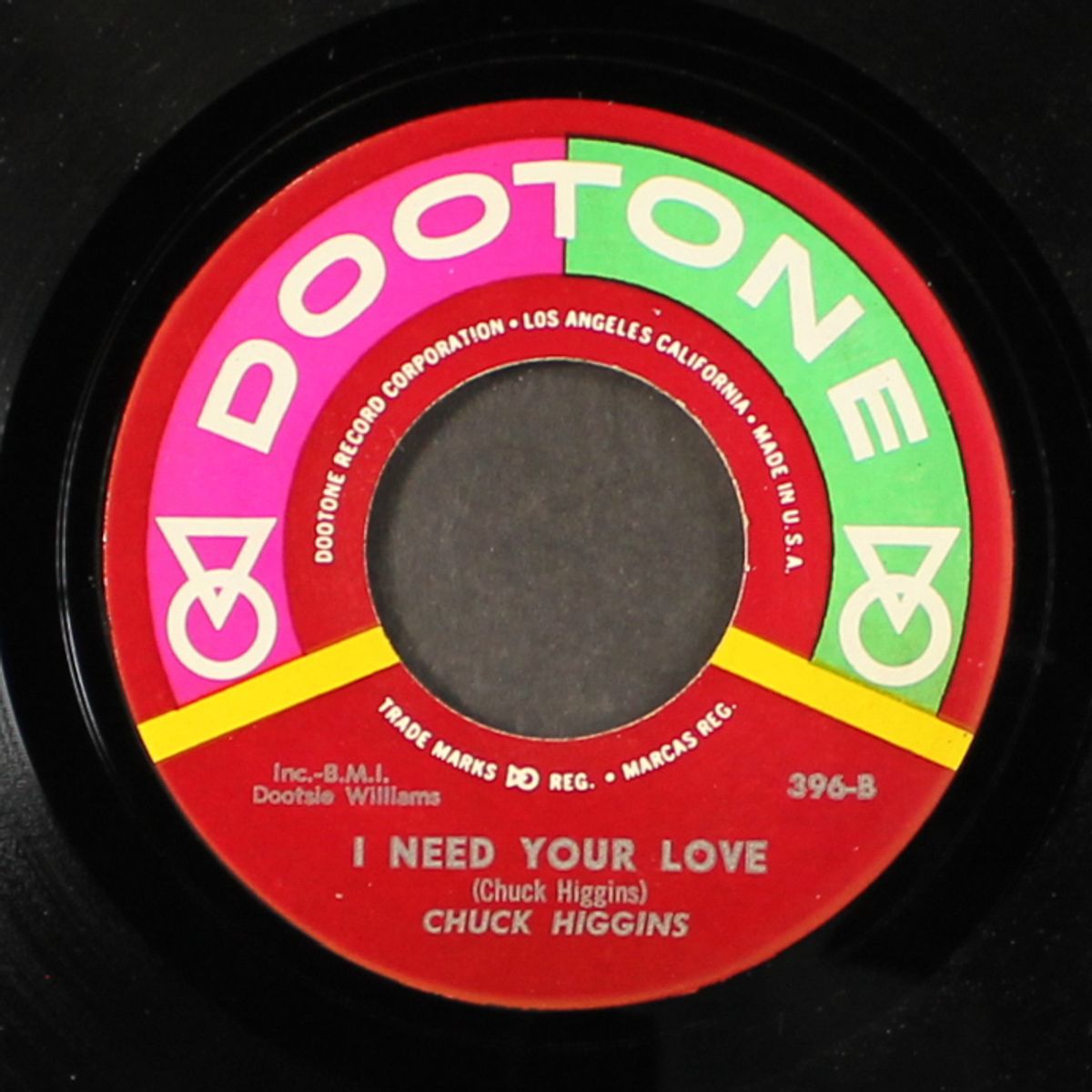 oh yeah / i need your love by CHUCK HIGGINS