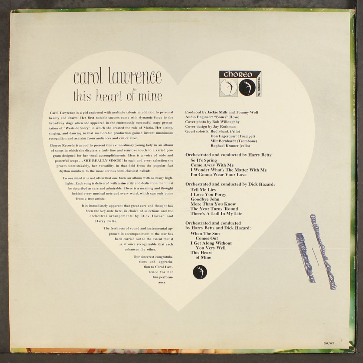 this heart of mine by CAROL LAWRENCE
