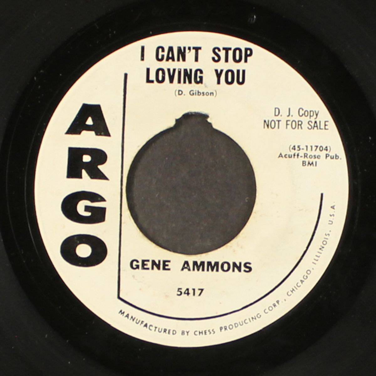 my babe / i can't stop loving you by GENE AMMONS