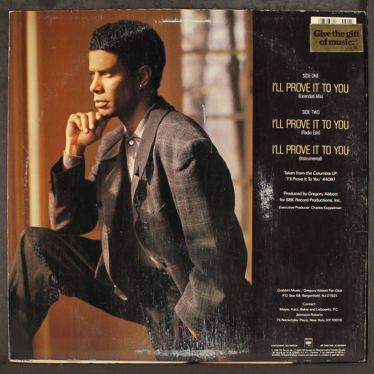 i'll prove it to you by GREGORY ABBOTT