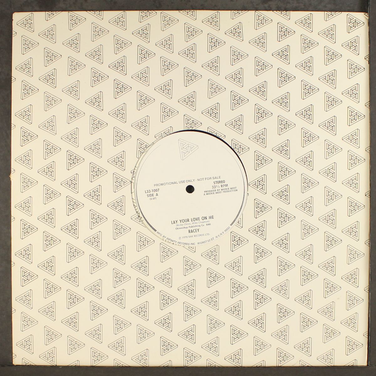 lay your love on me by RACEY