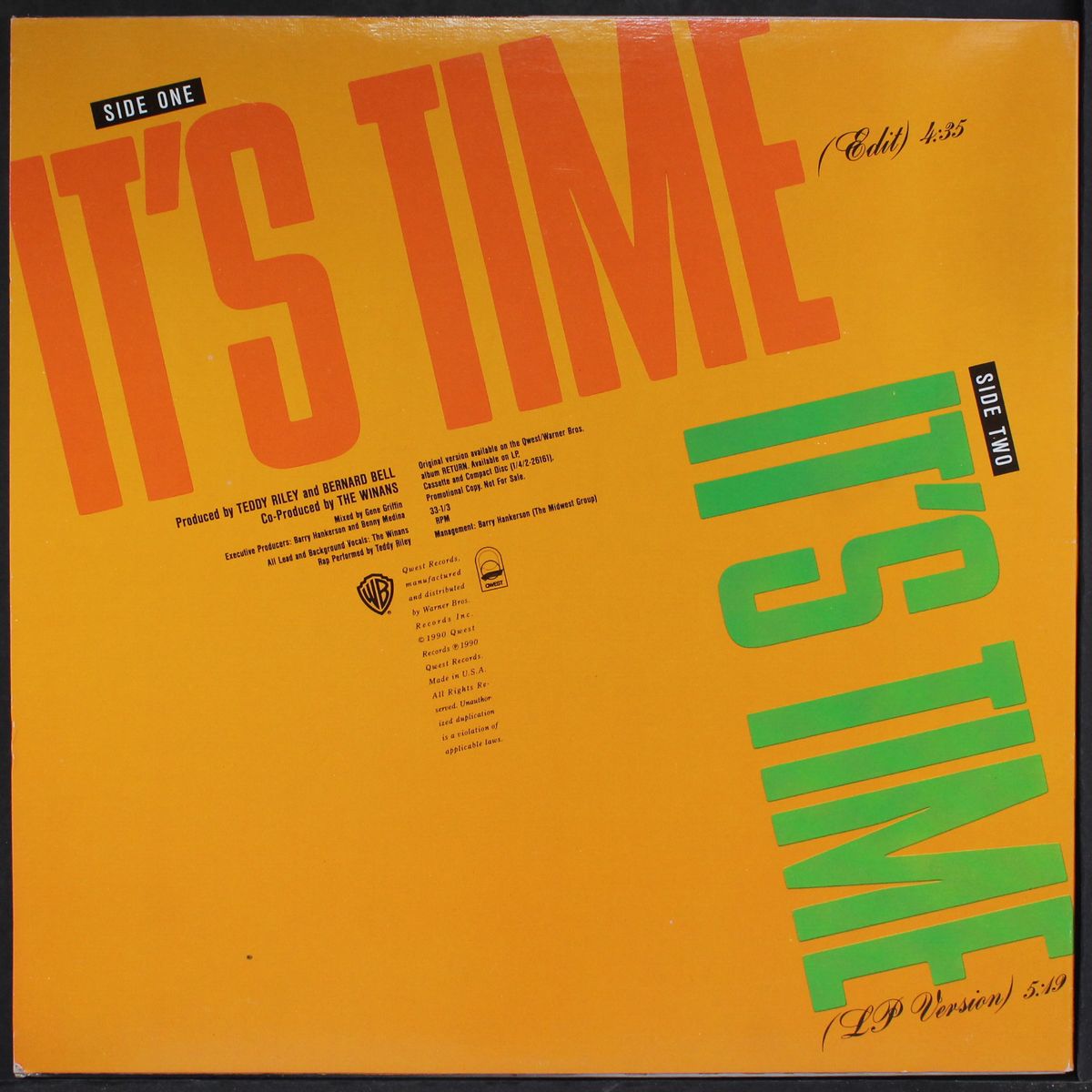 it's time by WINANS