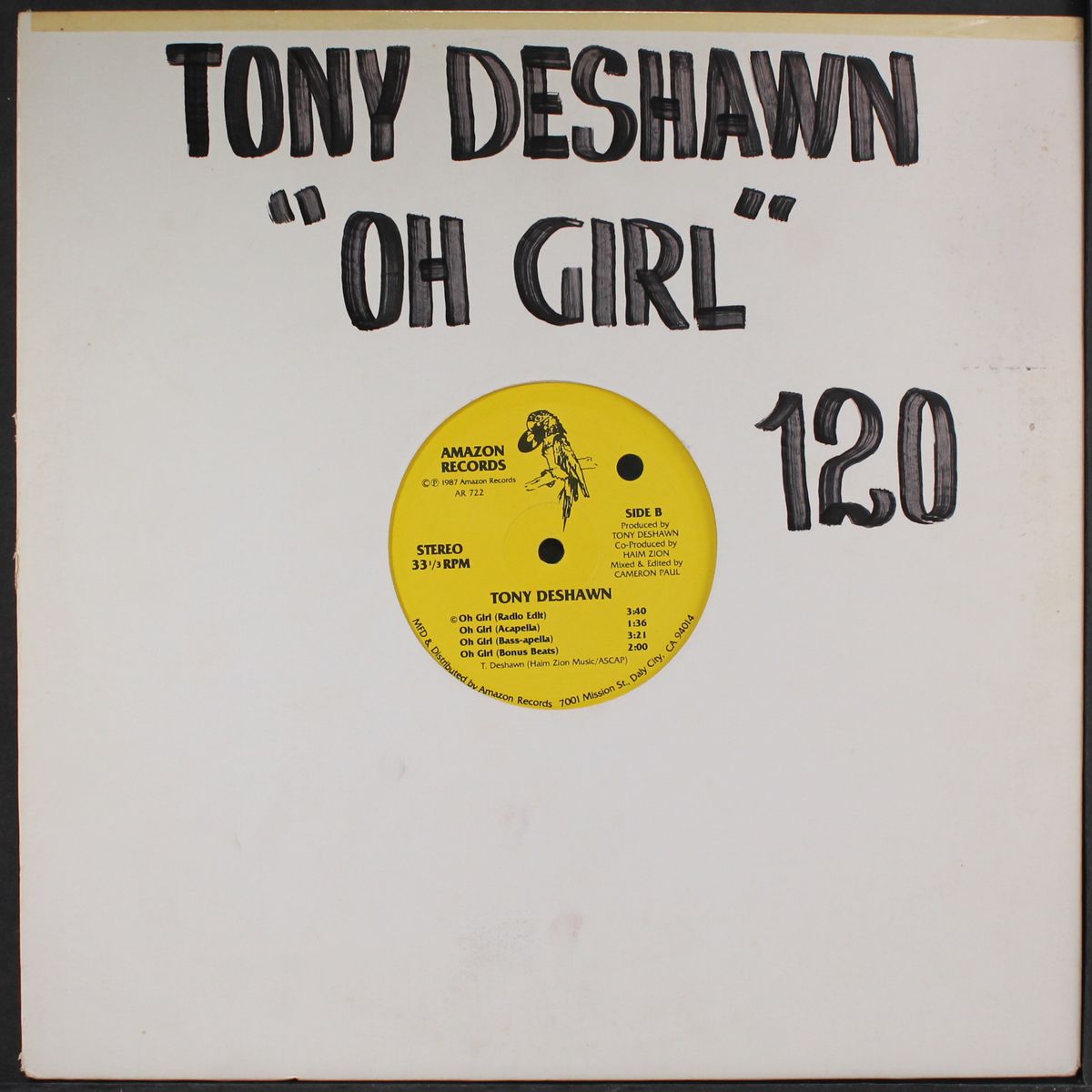 oh girl (5 mixes) by TONY DESHAWN