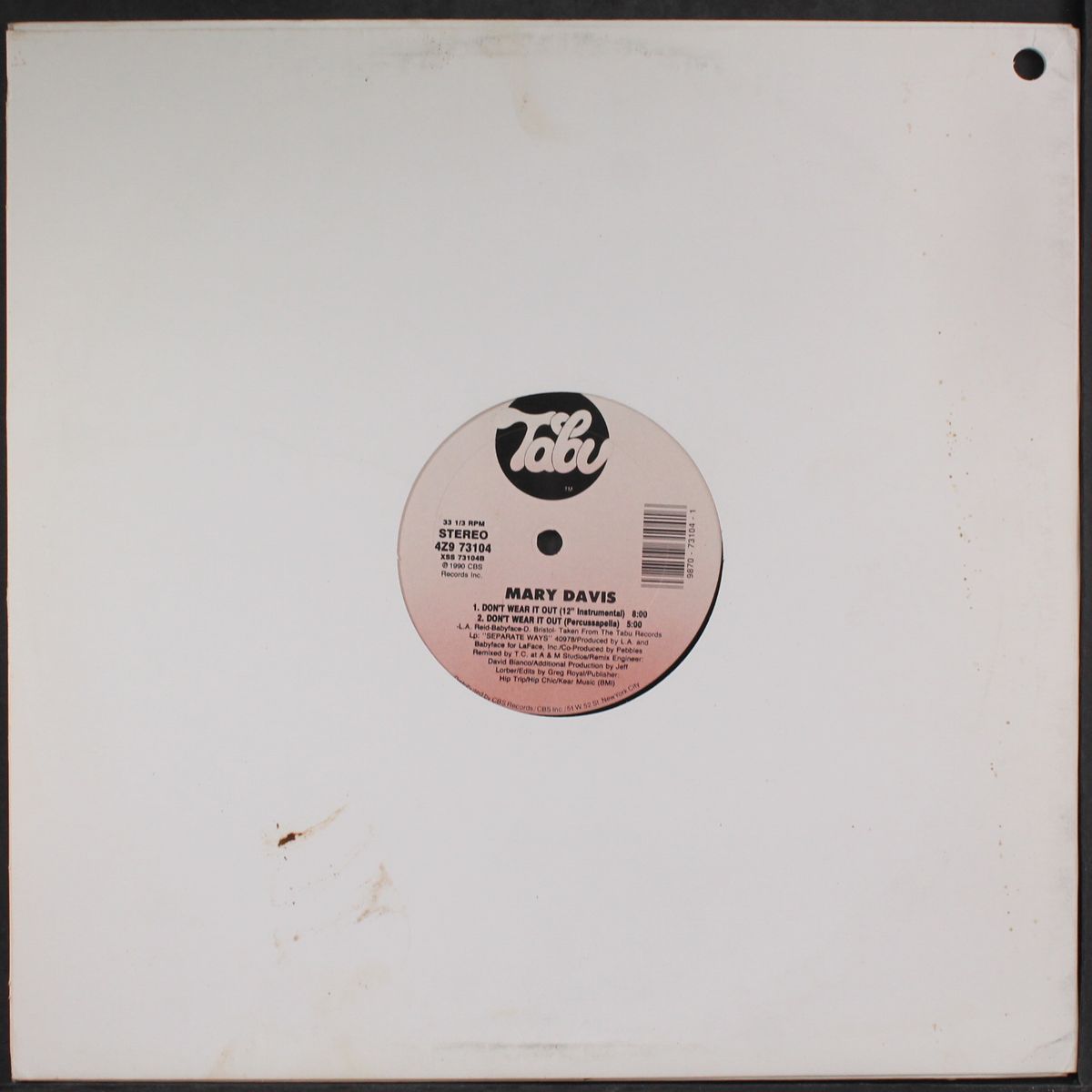 don't wear it out (4 mixes) by MARY DAVIS
