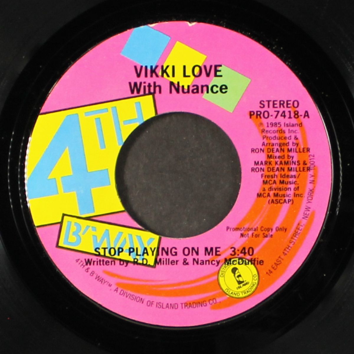 stop playing on me / you're the one for me by VIKKI LOVE WITH NUANCE