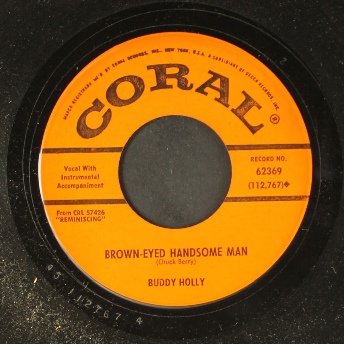 brown-eyed handsome man / wishing by BUDDY HOLLY