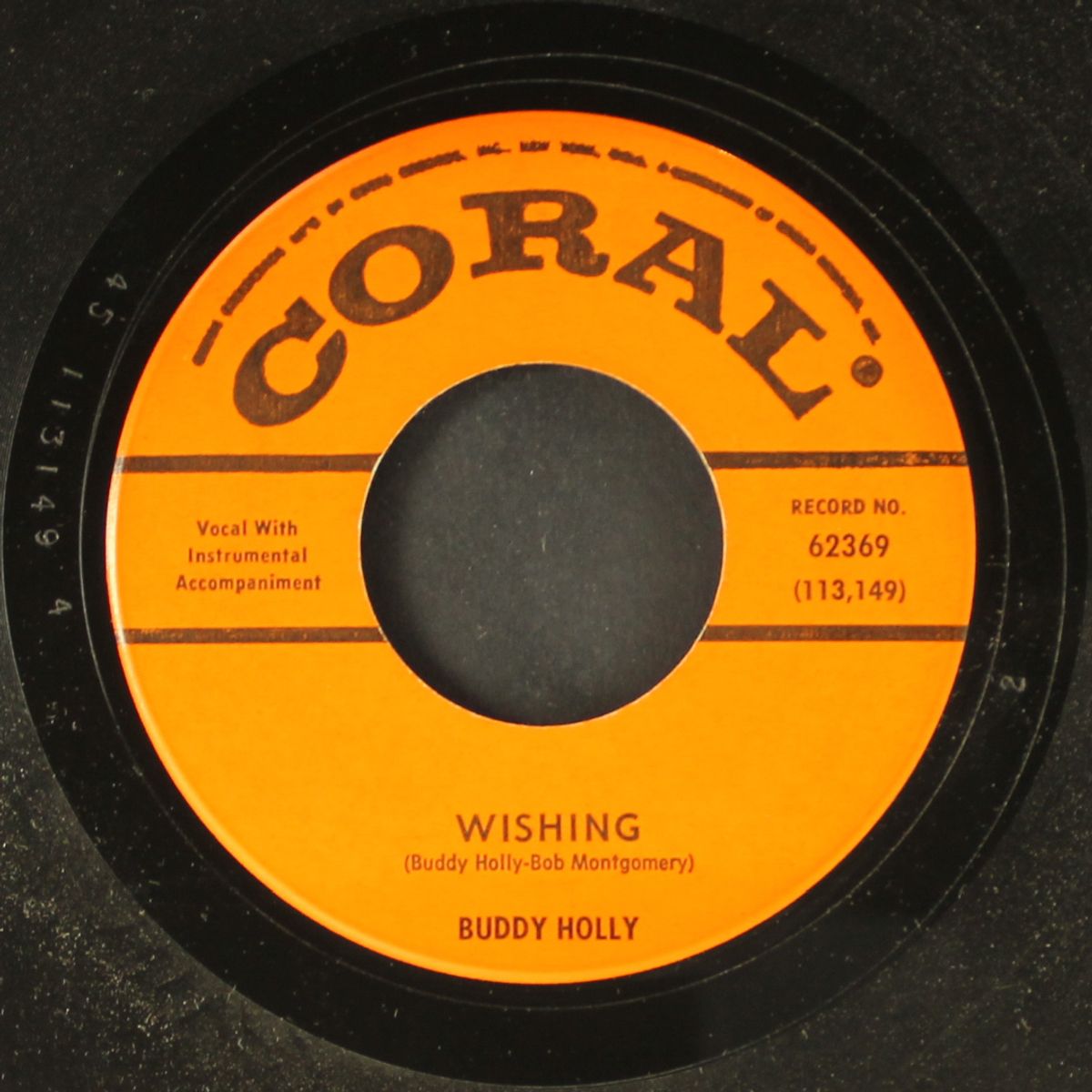 brown-eyed handsome man / wishing by BUDDY HOLLY