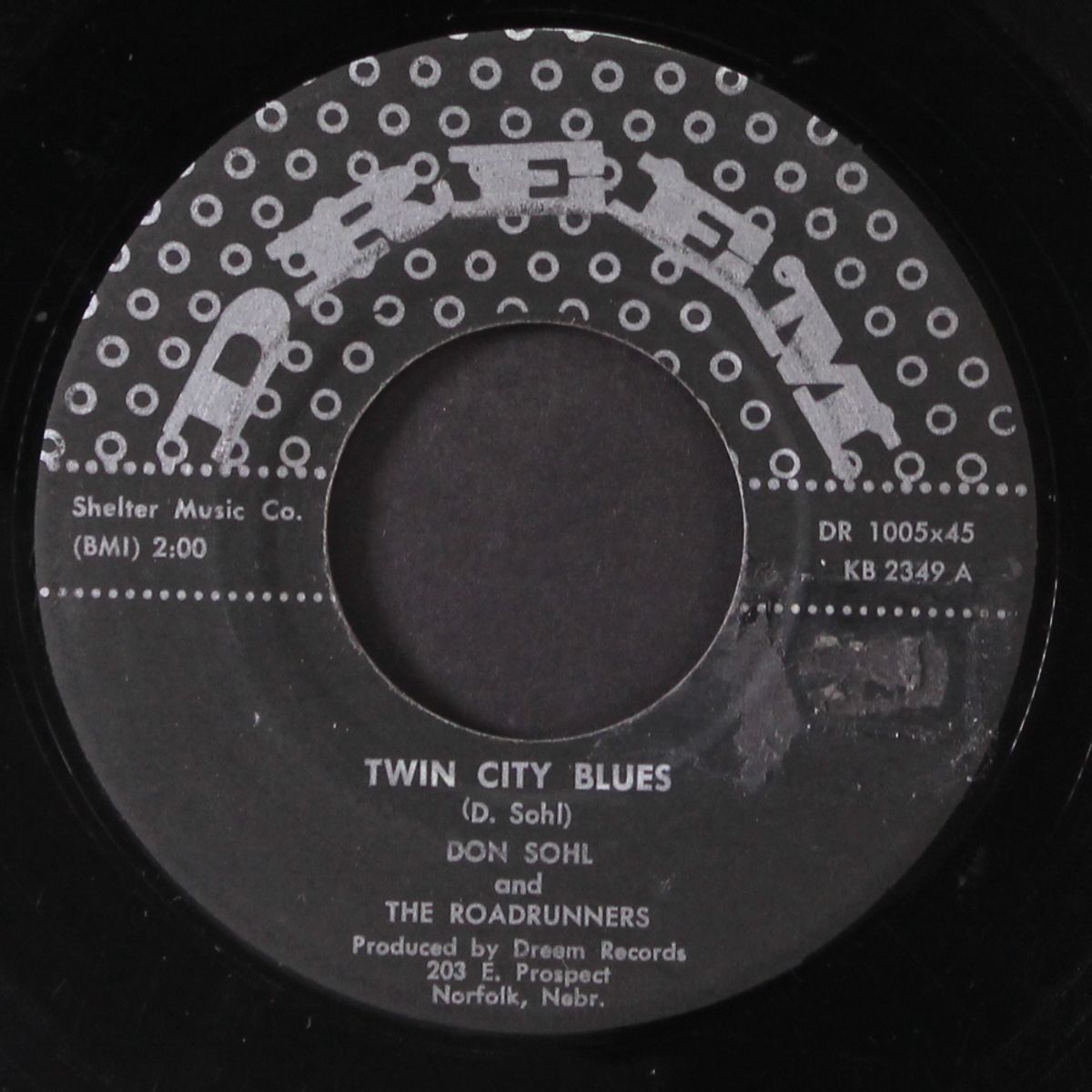 knock out / twin city blues by DON SOHL & ROADRUNNERS