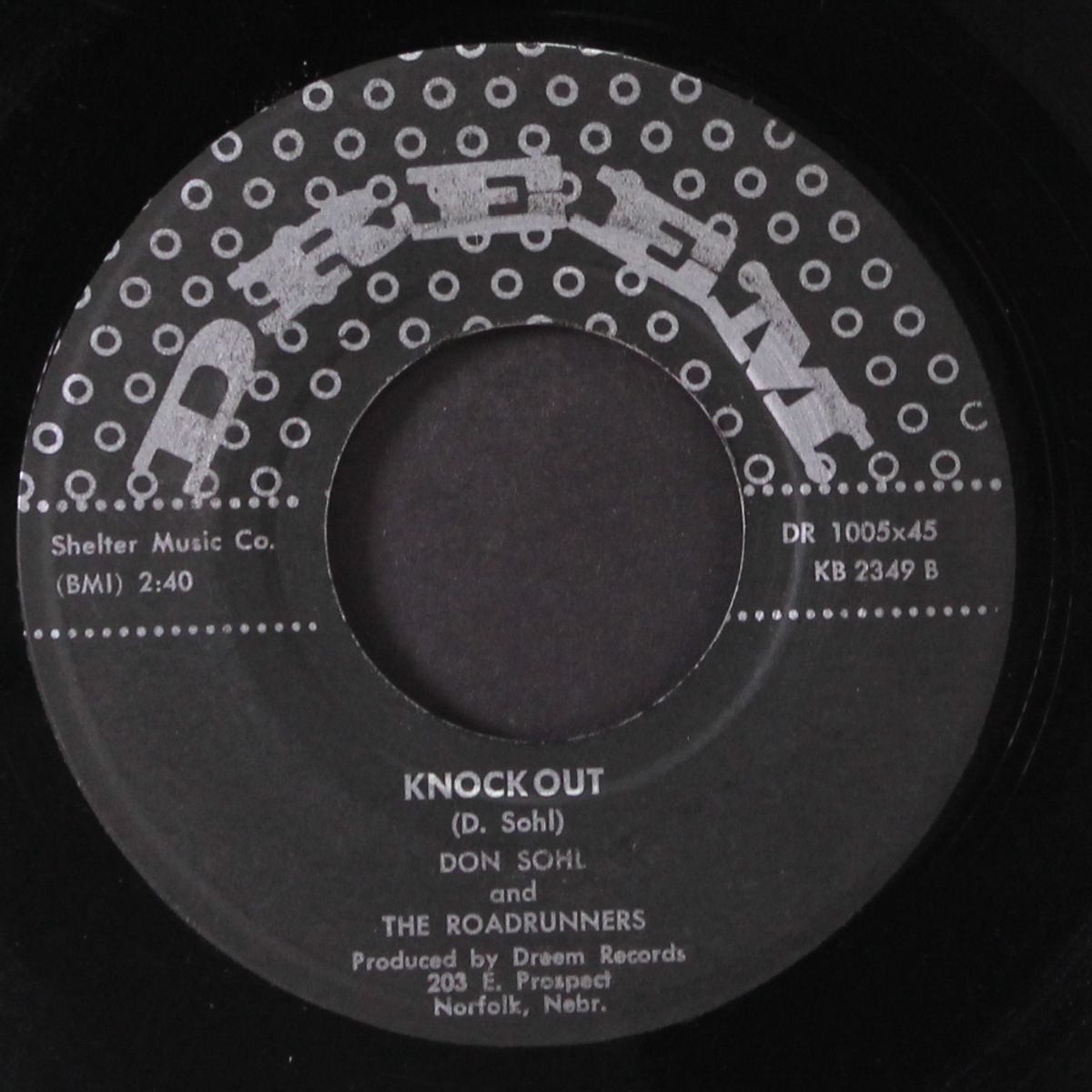 knock out / twin city blues by DON SOHL & ROADRUNNERS