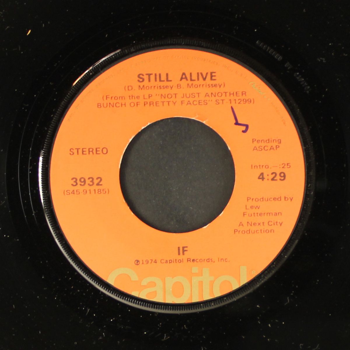 still alive / i believe in rock & roll by IF