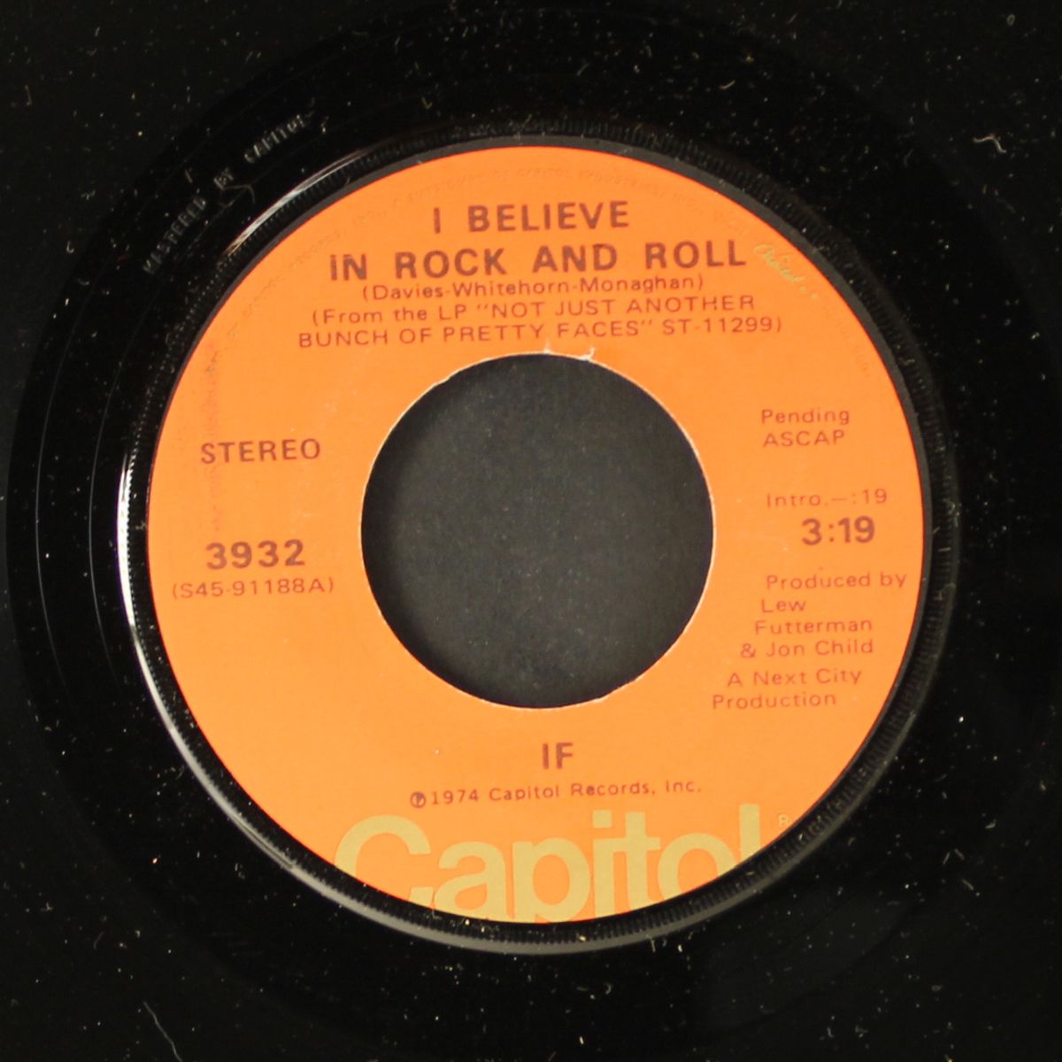 still alive / i believe in rock & roll by IF