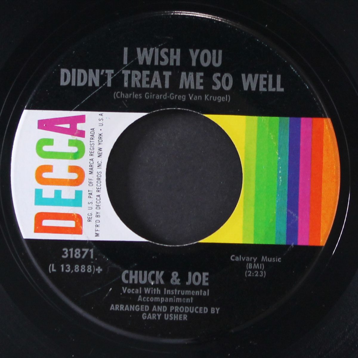harlem shuffle / i wish you didn't treat me so well by CHUCK & JOE