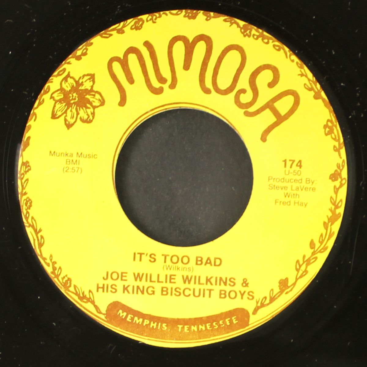 it's too bad / mr. downchild by JOE WILLIE WILKINS