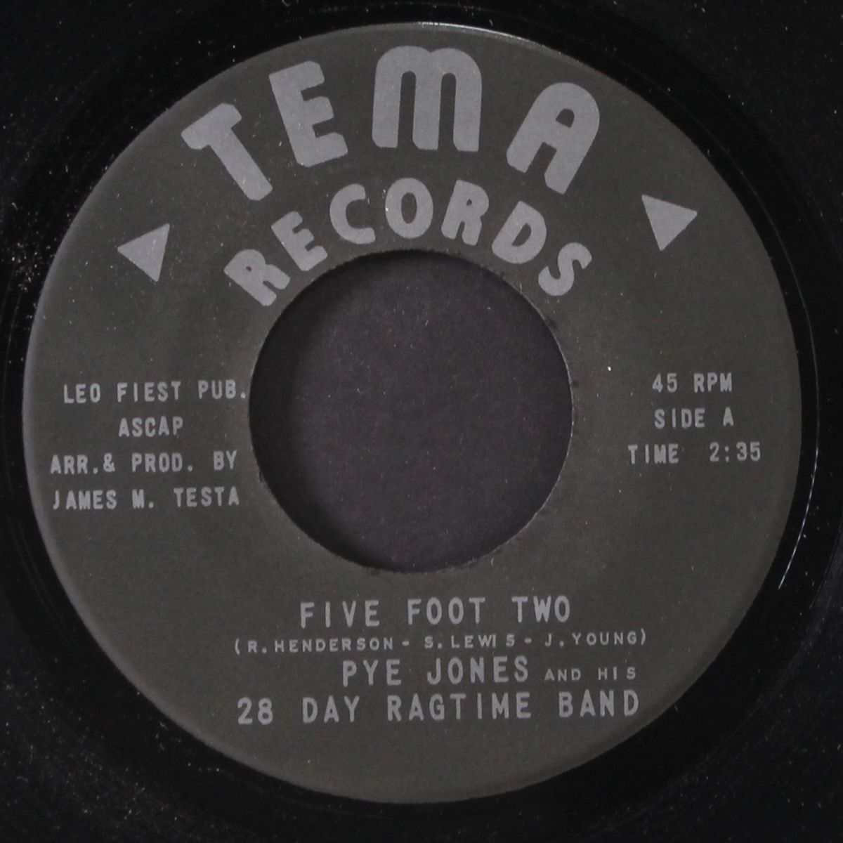 i go crazy / five foot two by PYE JONES & 28 DAY RAGTIME