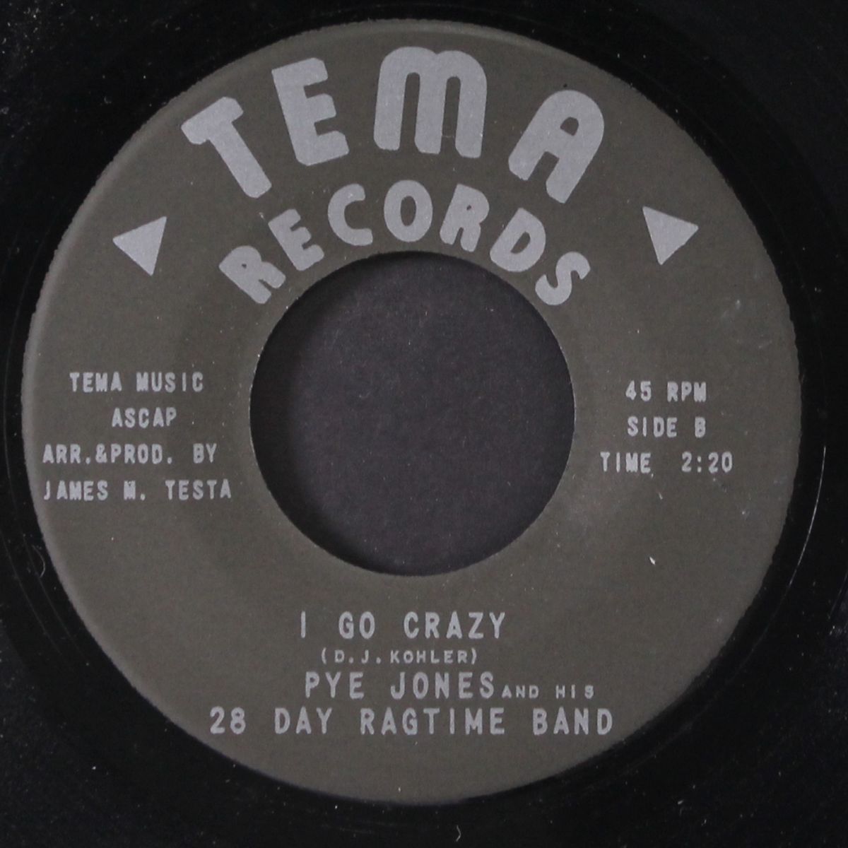 i go crazy / five foot two by PYE JONES & 28 DAY RAGTIME