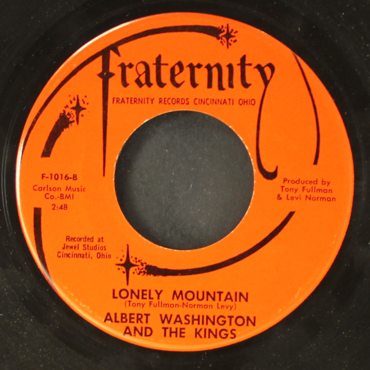 turn on the bright lights / lonely mountain by ALBERT WASHINGTON