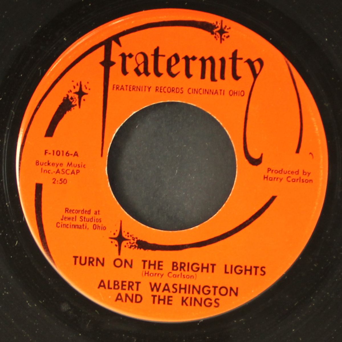 turn on the bright lights / lonely mountain by ALBERT WASHINGTON