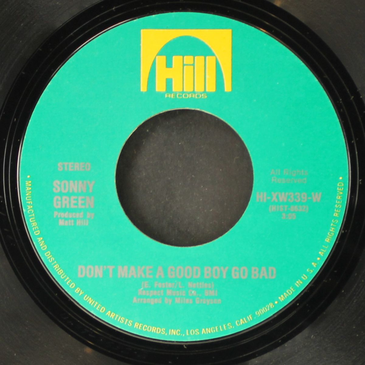don't make a good boy go bad by SONNY GREEN