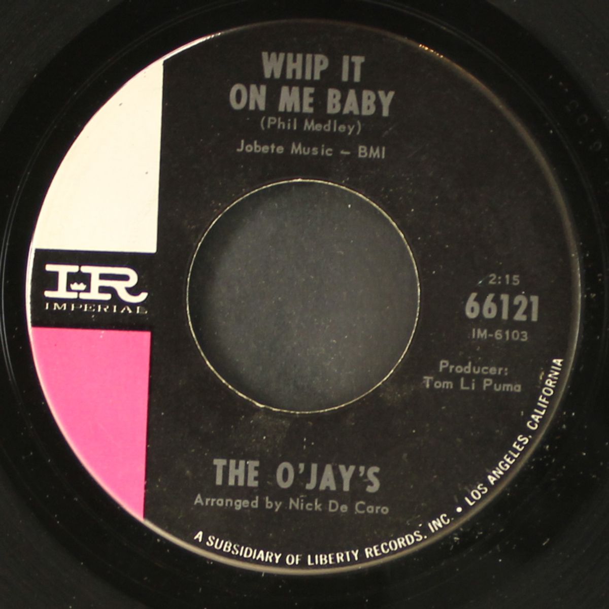 i've cried my last tear / whip it on me baby by O'JAYS