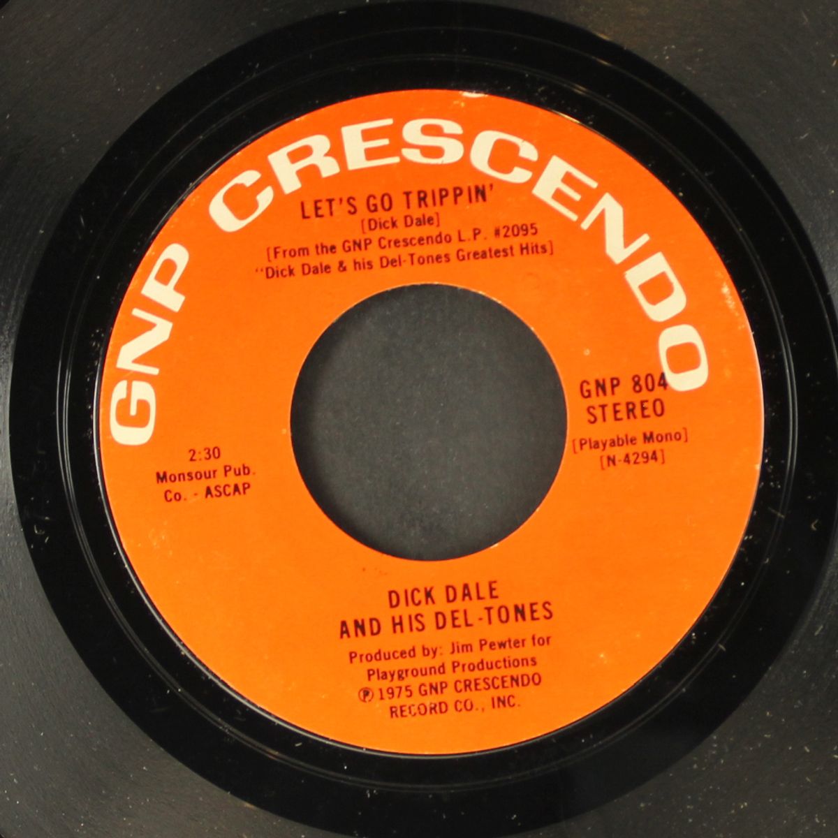 let's go trippin' / those memories of you by DICK DALE & DEL-TONES