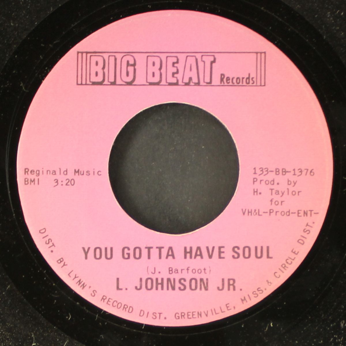 you gotta have soul / i been down so long by L. JOHNSON, JR.