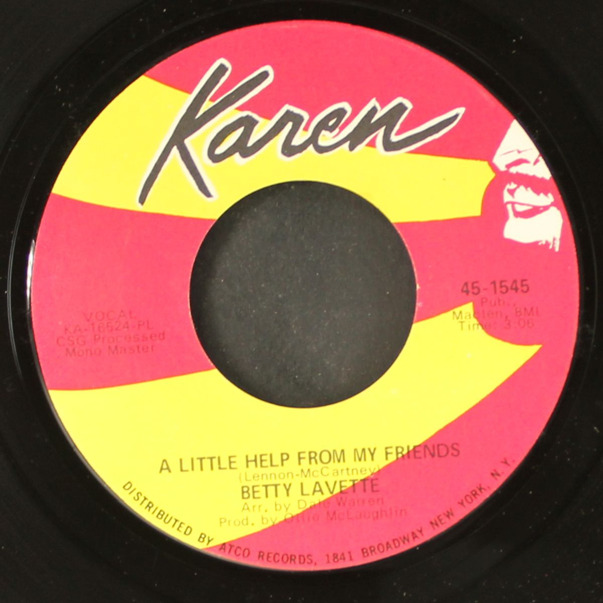 hey love / a little help from my friends by BETTY LAVETTE