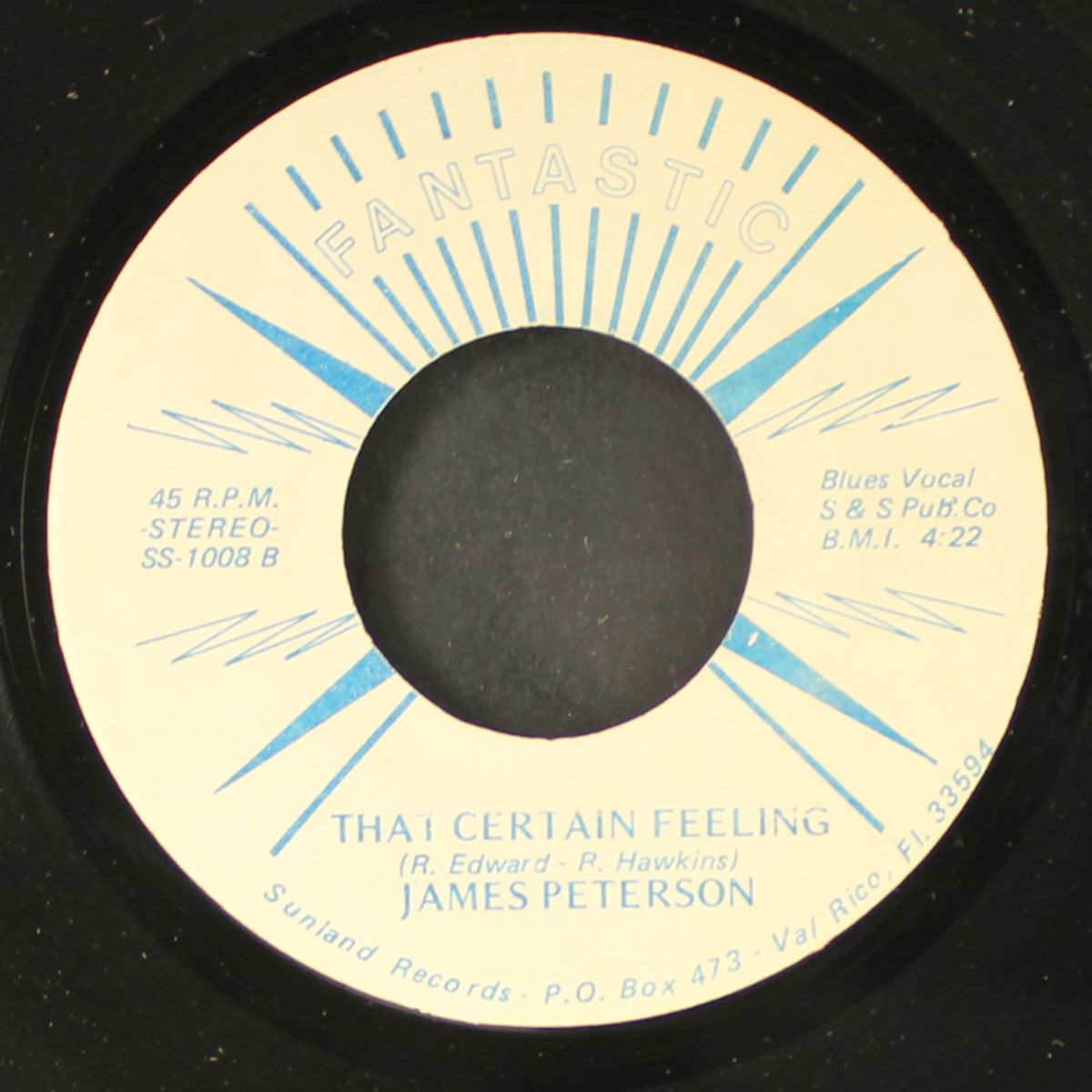 cheating woman / that certain feeling by JAMES PETERSON
