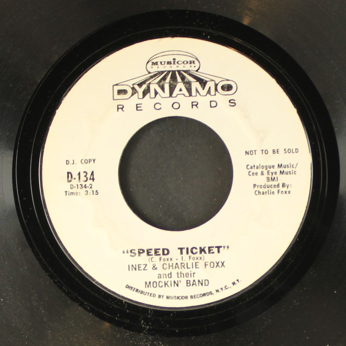 speed ticket / we got a chance to be free by INEZ & CHARLIE FOXX