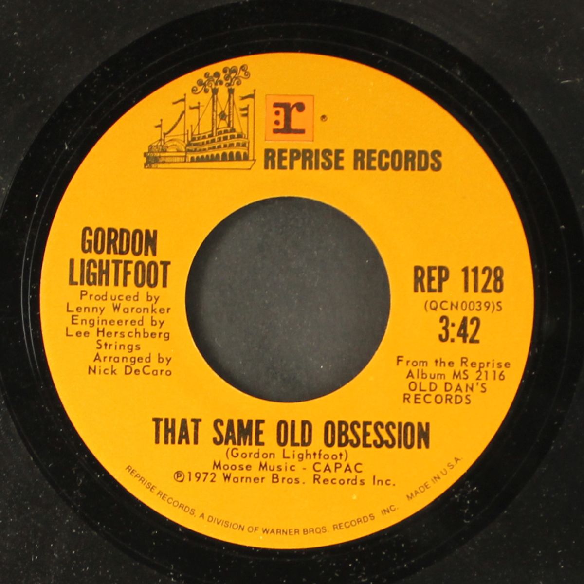 that same old obsession / you are what i am by GORDON LIGHTFOOT