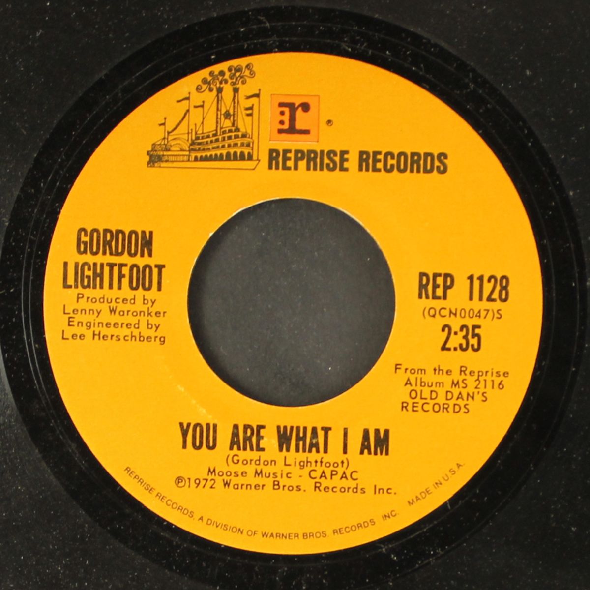 that same old obsession / you are what i am by GORDON LIGHTFOOT