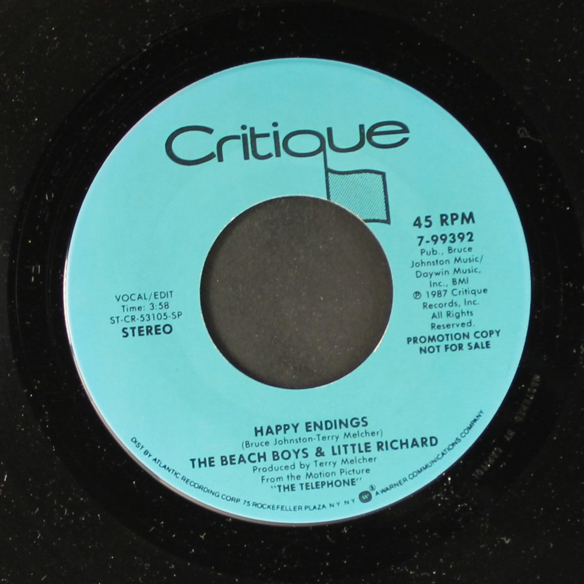 happy endings / same by BEACH BOYS & LITTLE RICHARD
