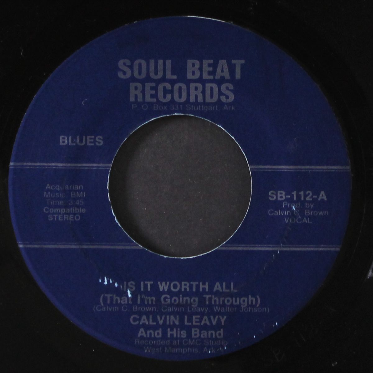 funky jam / is it worth all by CALVIN LEAVY